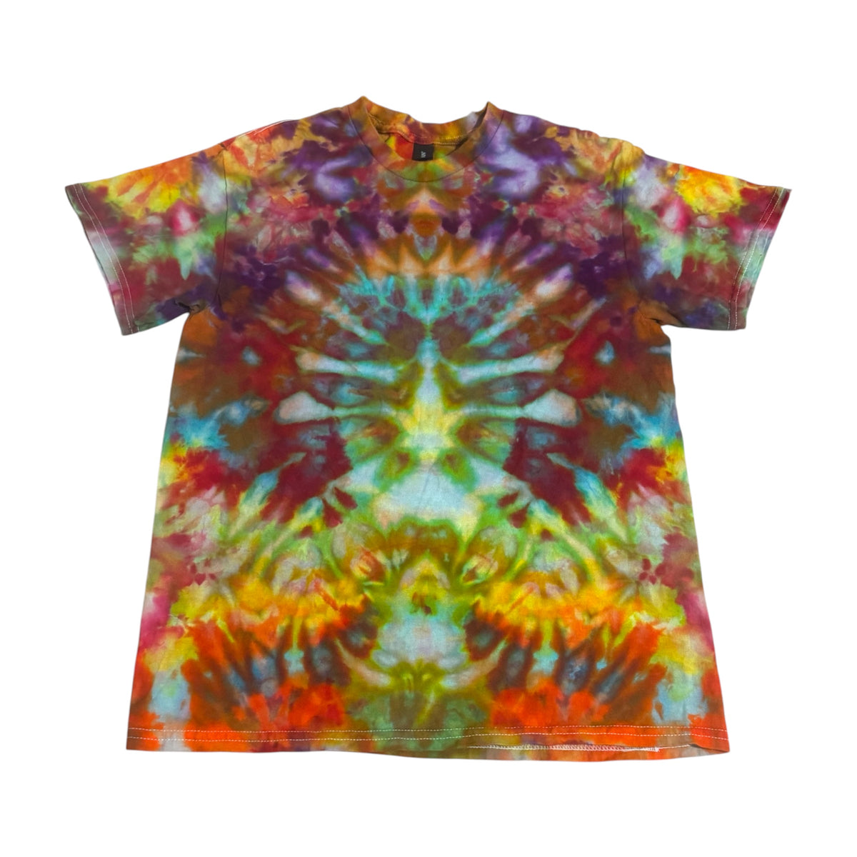 Medium Unique One-Of-A-Kind Handmade Tie Dye Ice Dye Shirt