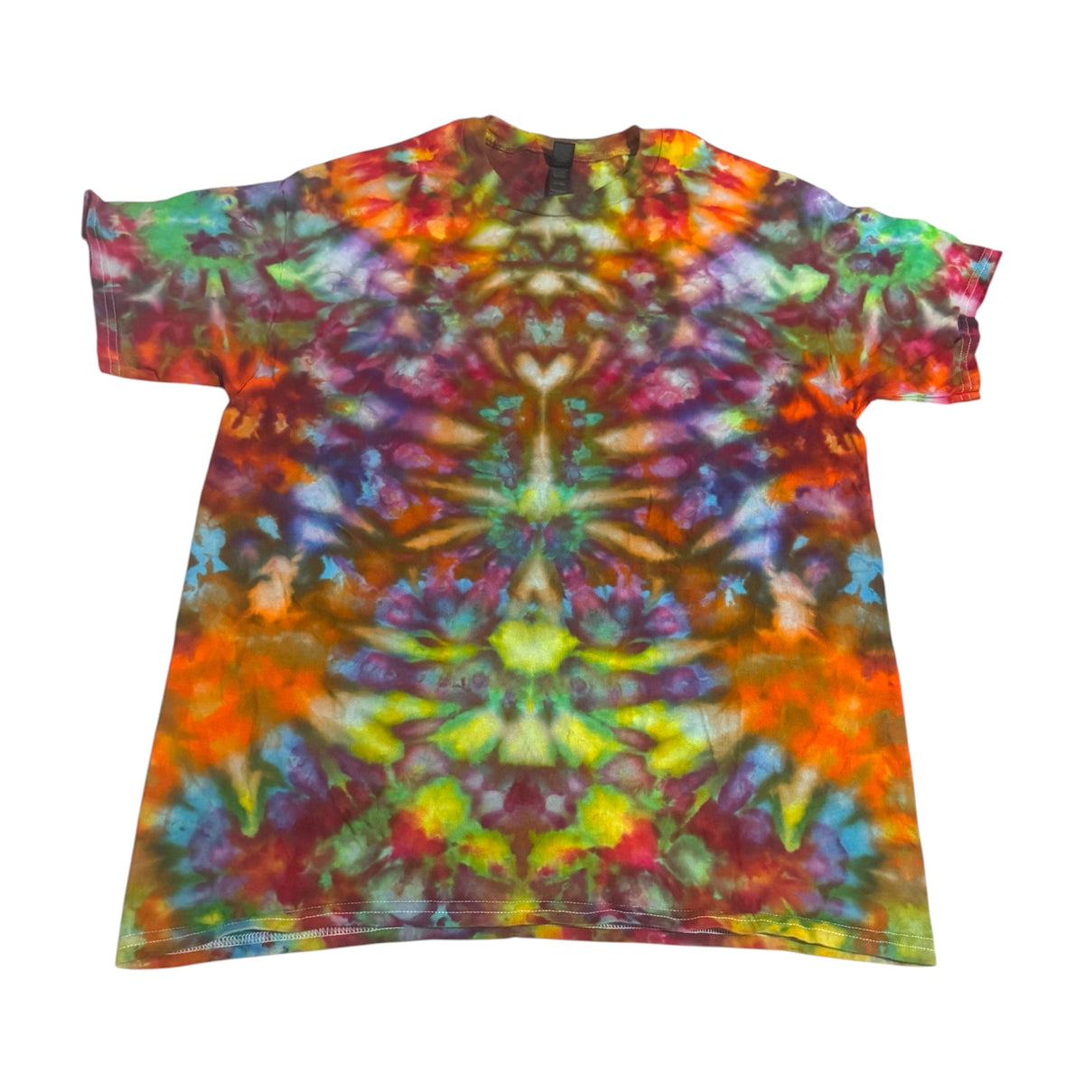 Large Unique One-Of-A-Kind Handmade Tie Dye Ice Dye Shirt