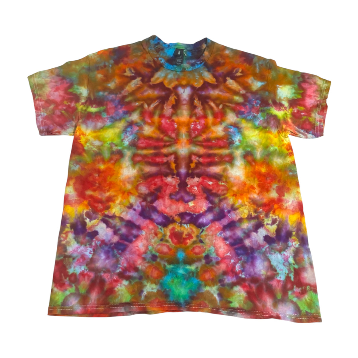 Large Unique One-Of-A-Kind Handmade Tie Dye Ice Dye Shirt