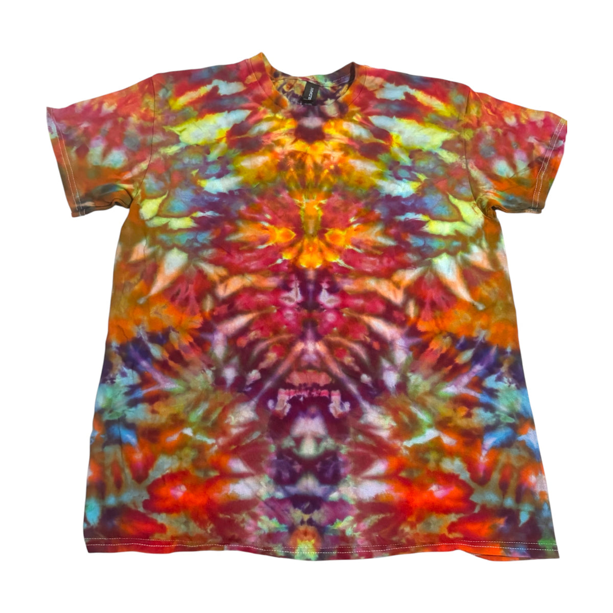 Large Unique One-Of-A-Kind Handmade Tie Dye Ice Dye Shirt