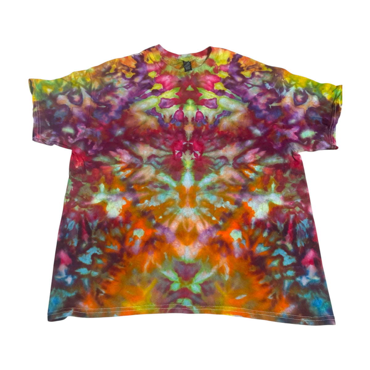 Size XL Unique One-Of-A-Kind Handmade Tie Dye Ice Dye Shirt