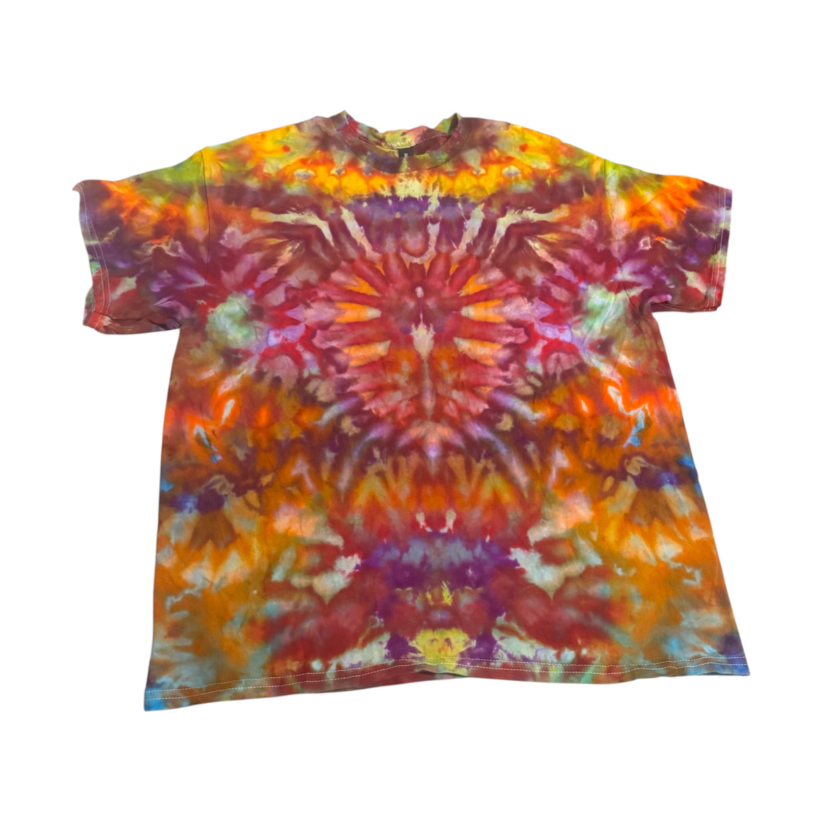 Size XL Unique One-Of-A-Kind Handmade Tie Dye Ice Dye Shirt