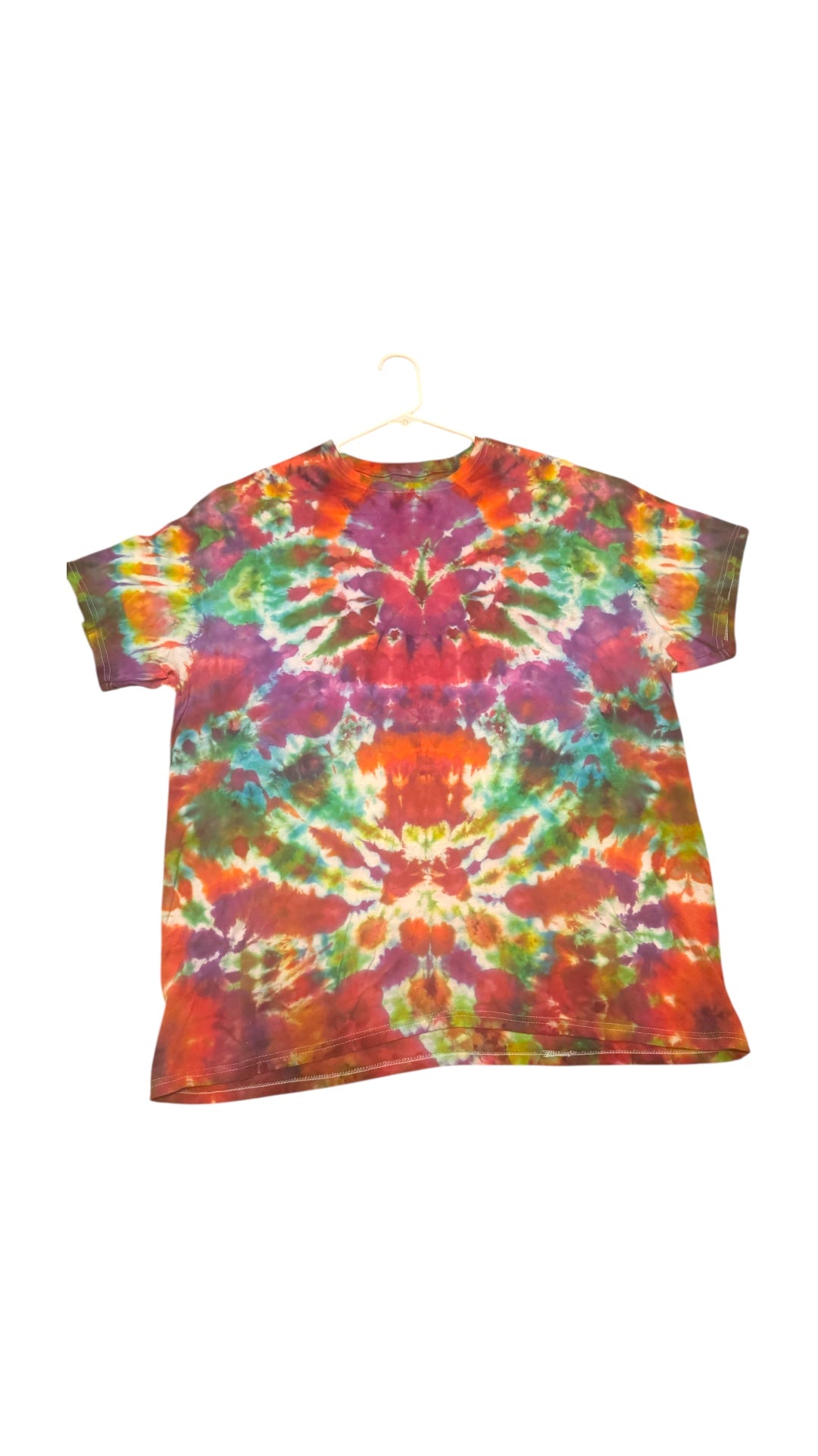 Size XL Unique One-Of-A-Kind Handmade Tie Dye Ice Dye Shirt