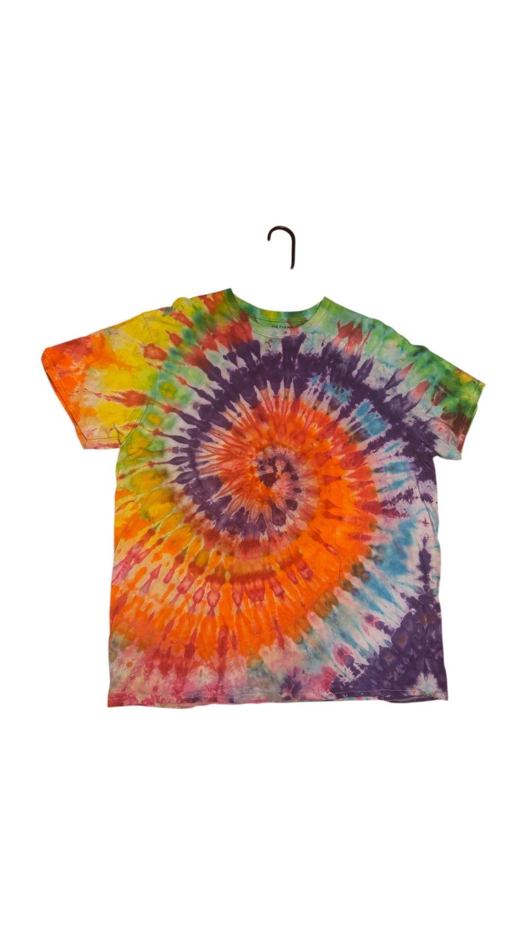 Plus Sizes Unique One-Of-A-Kind Handmade Tie Dye Ice Dye Shirt