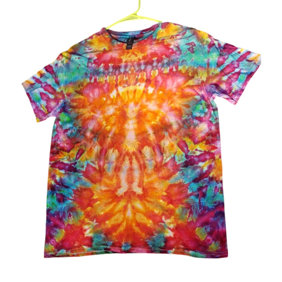 Medium Unique One Of A Kind Handmade Tie Dye Wearable Adventure Shirt