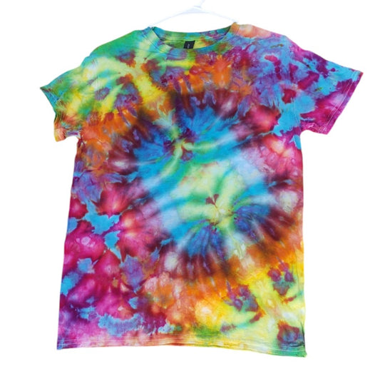 Small Unique One Of A Kind Handmade Tie Dye Wearable Adventure Shirt