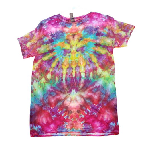 Small Unique One Of A Kind Handmade Tie Dye Wearable Adventure Shirt