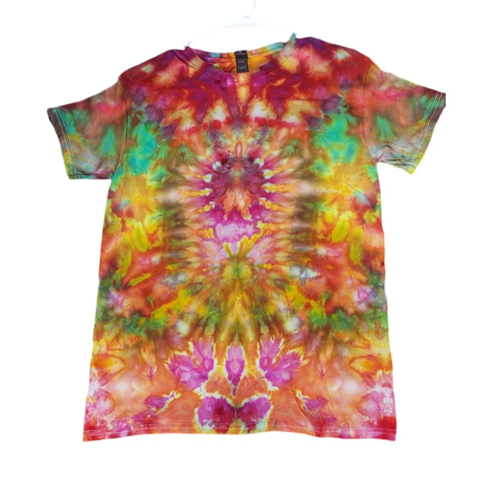 Small Unique One Of A Kind Handmade Tie Dye Wearable Adventure Shirt