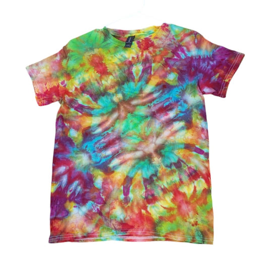 Small Unique One Of A Kind Handmade Tie Dye Wearable Adventure Shirt