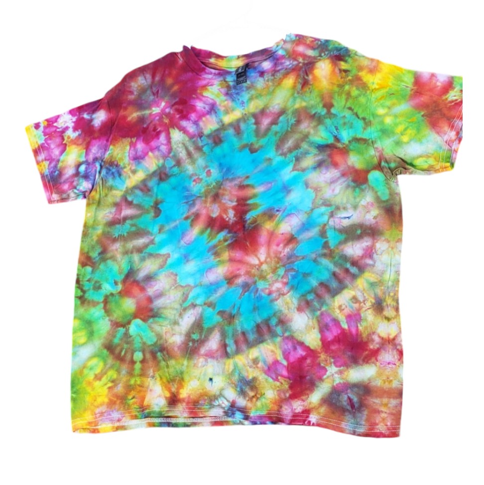 Large Unique One Of A Kind Handmade Tie Dye Wearable Adventure Shirt