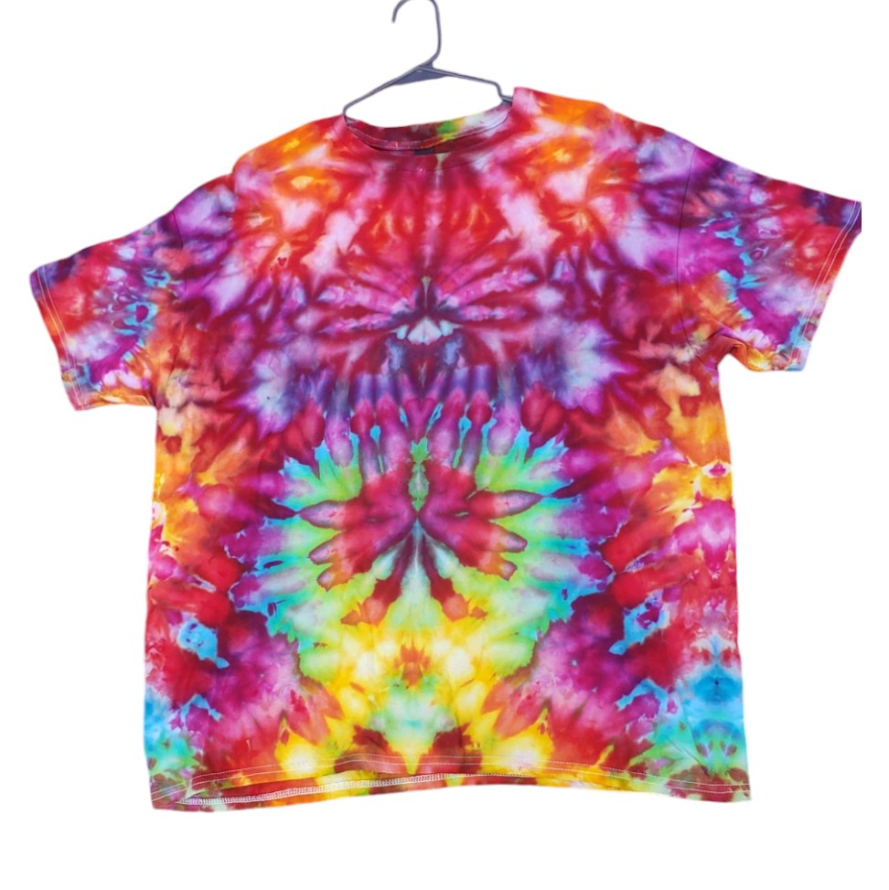 Size XL Unique One Of A Kind Handmade Tie Dye Wearable Adventure Shirt