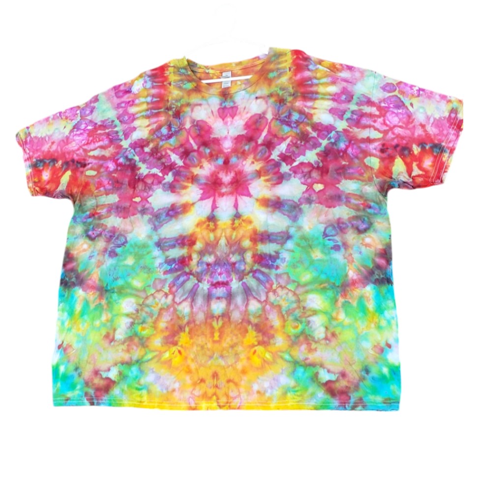 Size 3X Unique One Of A Kind Handmade Tie Dye Wearable Adventure Shirt