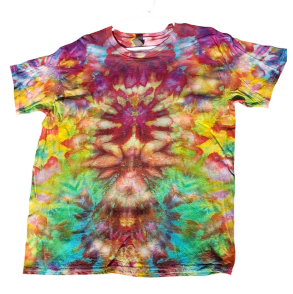 Large Unique One Of A Kind Handmade Tie Dye Wearable Adventure Shirt