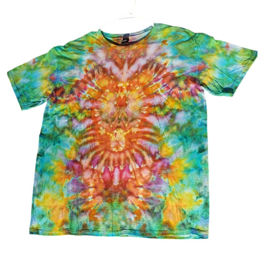 Medium Snow Tie Dye Unique One Of A Kind Handmade Tie Dye Wearable Adventure Shirt